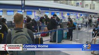 Leaving, Arriving During Pandemic Travel At LAX