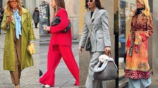 MILAN STREET STYLE MARCH 2025 | BEST SPRING LOOKS FROM ITALIAN FASHION || ELEGANT OUTFITS TRENDS