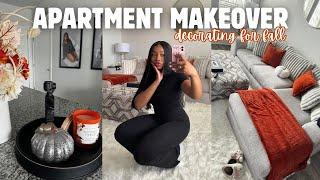 DECORATING MY APARTMENT FOR THE FALL  | decor haul, cozy, apt shopping, *pinterest inspired* +more