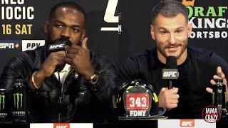 Jon Jones vs. Stipe Miocic Press Conference Highlights UFC 309