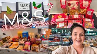 M&S FOOD SHOP & CHRISTMAS HAUL | Family of 5 | Price comparison, is it worth it? Budget friendly?