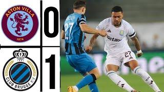 Club Brugge vs Aston Villa 1-0 extended  Highlights | Champions League 2024/25