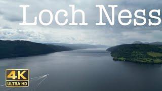 Aerial View of Loch Ness, Scotland - 4K