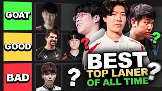 Tier List of the Best Top Laners of All-Time 1/2 - Thorin's Thoughts - League of Legends