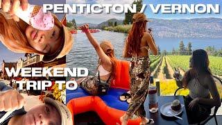 weekend trip to Penticton & Vernon (a very messy vlog)