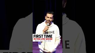 First Time In The Live Show | Vikas Kush Sharma | Standup Comedy Crowd Work #standupcomedy #shorts