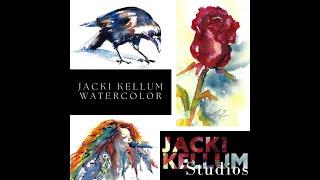 Jacki Kellum Watercolor Brush Review & Demonstration