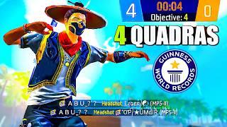 WORLD RECORD 4 Rounds 4 Quadras 4-0 in Grandmaster Push ft. AJ FF, Zindabad plays