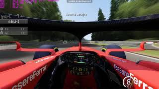 Ferrari SF90 vs 10 Supercars +30s gap advantage | Circuit de Spa francorchamps - Assetto Corsa