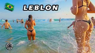 THE MOST BELOVED BEACH IN RIO DE JANEIRO  LEBLON BEACH —  BRAZIL 【 4K UHD 】