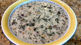 Yogurt Soup (Ash-e-Doogh) - Cooking with Yousef