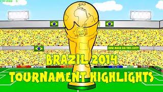 WORLD CUP 2014 HIGHLIGHTS by 442oons (Brazil 2014 World Cup Review Compilation Clips)