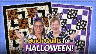 EASY Quilts to Make Halloween Cozy! 