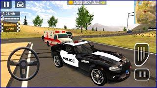 4K Direksiyonlu polis arabası oyunu 3D #29 Police Drift Car Driving Game || Android Gameplay #games