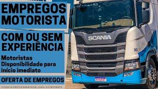  [160 VAGAS] SEM EXPERIÊNCIA E COM EXPERIÊNCIA | VAGAS PARA MOTORISTA CARRETEIRO 2023