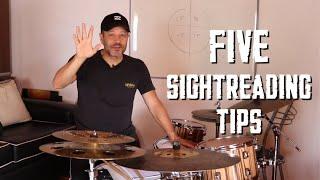 5 SIGHT READING TIPS TO IMPROVE YOUR DRUMMING