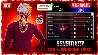 Free Fire Headshot Setting After Ob48 Update 2025Best Sensitivity Settings ️| Sensitivity Setting