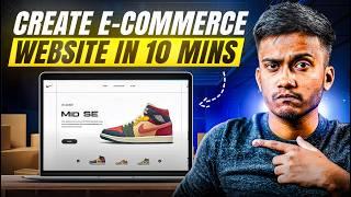 Create E-Commerce Website in 10 Minutes