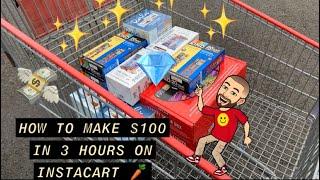 Day In The Life Of An Instacart Shopper. Make $100 in 3 Hours On Instacart in 2023!