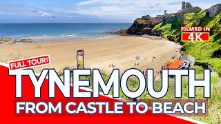 TYNEMOUTH | Tour of King Edwards Bay from Tynemouth Castle and Priory to Short Sands Beach | 4K