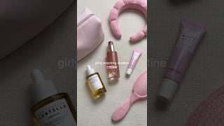 girly morning routine  #girlygirl #girltherapy #pinkprincess #beauty #skincare #asmr