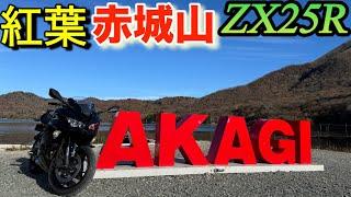 zx25r赤城山｢紅葉見に行こうよう｣大胡赤城線からっ風街道Kawasaki高画質4k