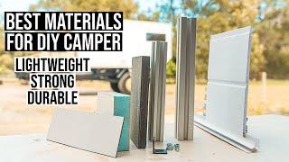 DIY CAMPER BEST MODERN CONSTRUCTION MATERIALS - Van Build, Bus Conversion, Caravan, RV, Motorhome