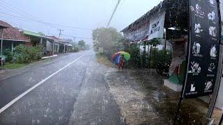 Heavy Big Thunder & Rain Sounds | Storm White Noise | I Walk Very refreshing and soothing