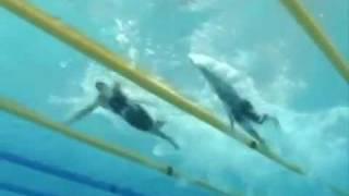 Jason Lezak beat Bernard (Underwater View) in Amazing Finish 4x100m 2008 Phelps 2nd Gold