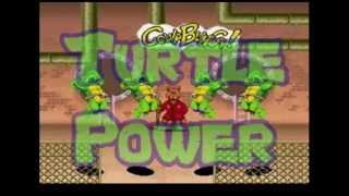 T.U.R.T.L.E. Power (TMNT COVER) Mega Ran x Klopfenpop (sprite video)