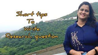 #short tips on research questions