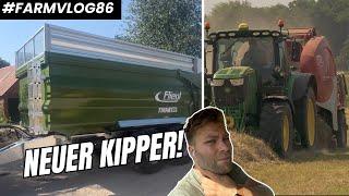 Neuen Kipper gekauft! Endspurt im zweiten Schnitt Heu FARMVLOG #86