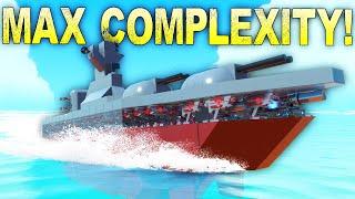 We Built MAXIMUM COMPLEXITY Battleships for Naval Battle!