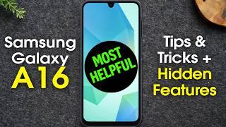 Samsung Galaxy A16 Tips and Tricks Hidden Features