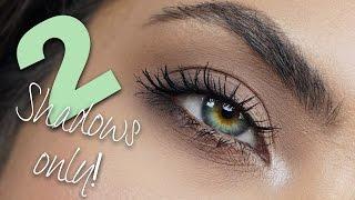 My "Two Eyeshadows ONLY" Makeup Look | Melissa Alatorre