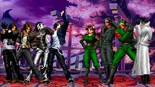 [KOF Mugen] Kyo Kusanagi Team vs Heidern Team