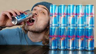 drinking 10 cans of redbull in a day...