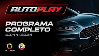 AUTO PLAY - Programa Completo - 03/11/2024 - TV Tambaú/SBT | PGM Nº 371