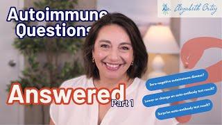 Dr. Ortiz answers YOUR Rheumatology and Autoimmune Questions pt. 1 (many more to come!)