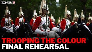 LIVE: Trooping the Colour 2025 Final Rehearsal