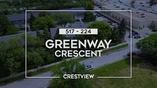 517-224 Greenway Crescent W, Crestview, Winnipeg, MB - SOLD