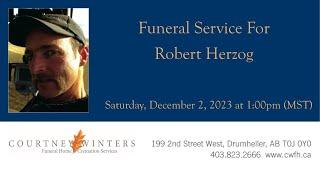 Funeral Service for Robert Herzog