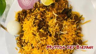 Mutton Fry Biryani Recipe|Super tasty