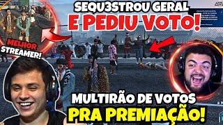 GÊNIO!  PAULINHO SEQU3STROU GERAL E PEDIU VOTO!