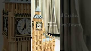 #bigben #clocktower #diy #woodenart #miniature #art #myanmar #wood #tinyart #woodart