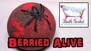 Bath Sorbet - BERRIED ALIVE Bath Bomb - DEMO - Underwater View - Review Halloween