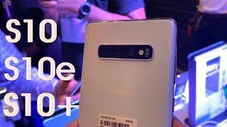 Samsung Galaxy S10e, S10 and S10 Plus - Quick Hands On Review