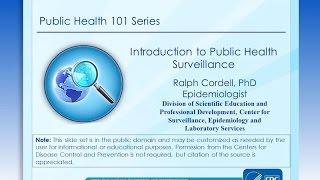 Introduction to Public Health Surveillance