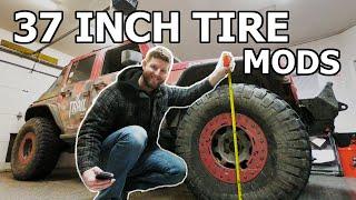 5 Best Mods for Running 37 inch Tires on Jeep Wrangler JK