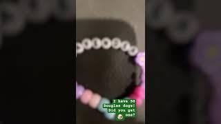 I made Lavender a Kandi bracelet!!      Do you have a #essa ? #dog #stuffedanimals